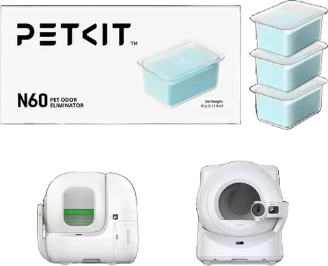 Eliminatore di odori PETKIT N60 per lettiera (3 pz)