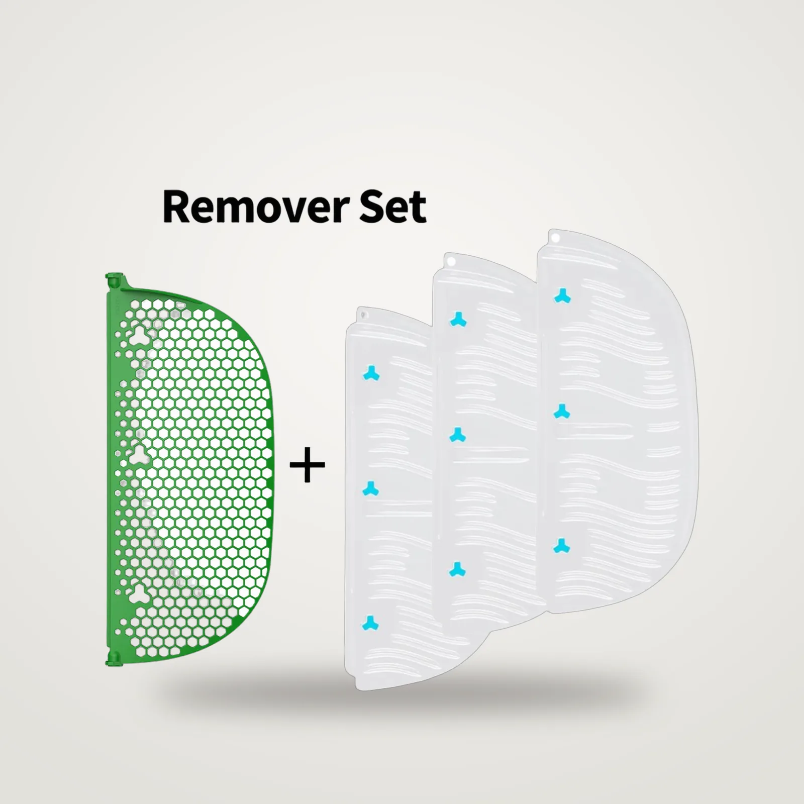 Griglia a nido d'ape verde + Remover